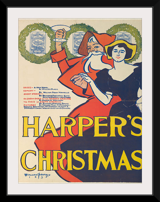 "Harper's: Christmas", Edward Penfield