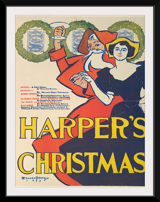 "Harper's: Christmas", Edward Penfield