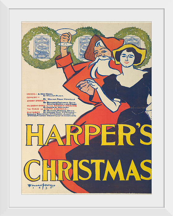 "Harper's: Christmas", Edward Penfield