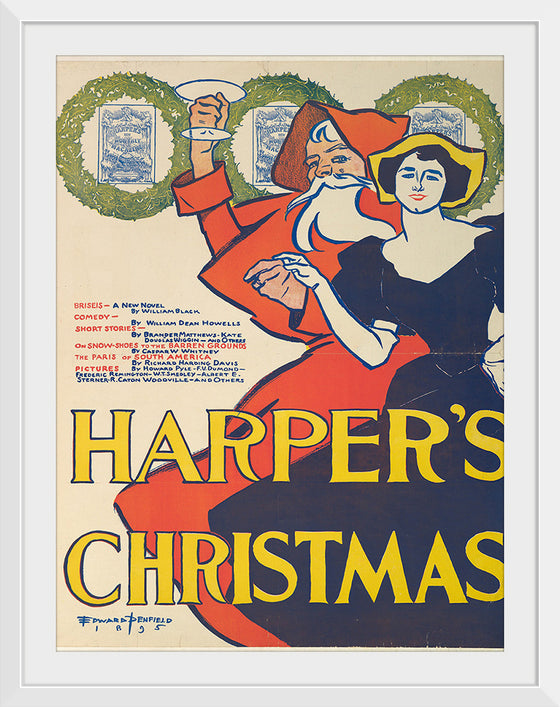 "Harper's: Christmas", Edward Penfield