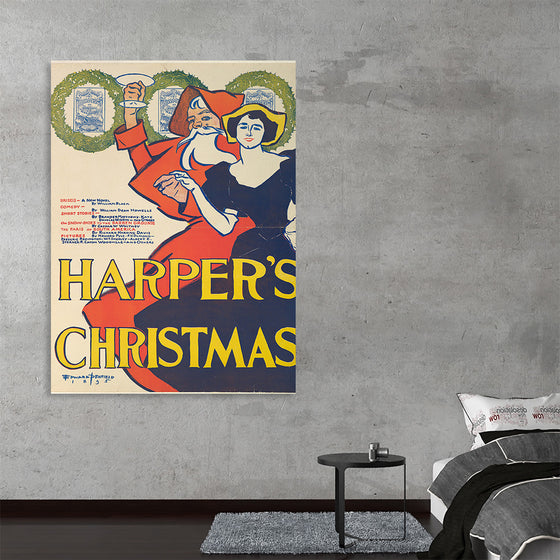 "Harper's: Christmas", Edward Penfield