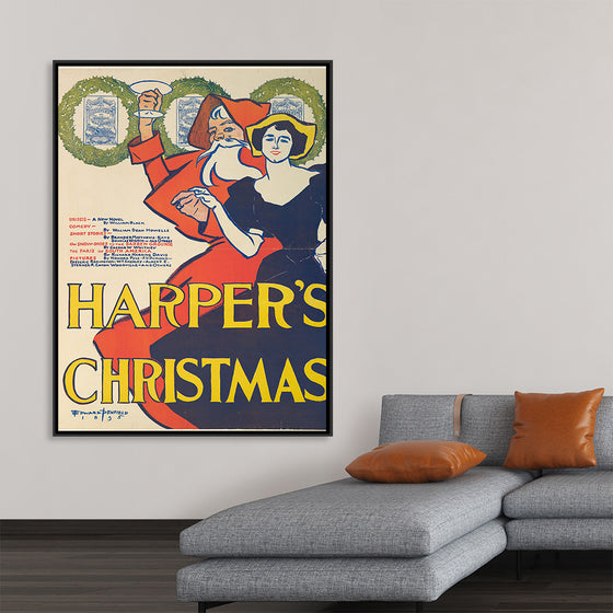 "Harper's: Christmas", Edward Penfield