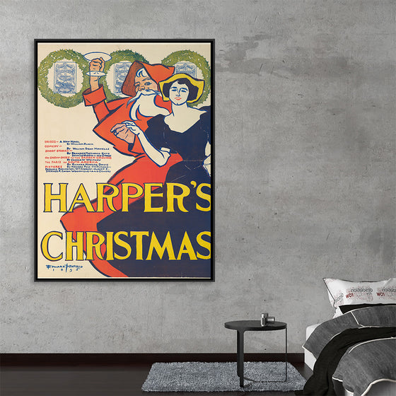 "Harper's: Christmas", Edward Penfield