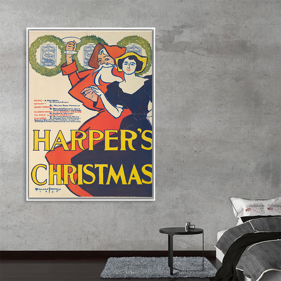 "Harper's: Christmas", Edward Penfield