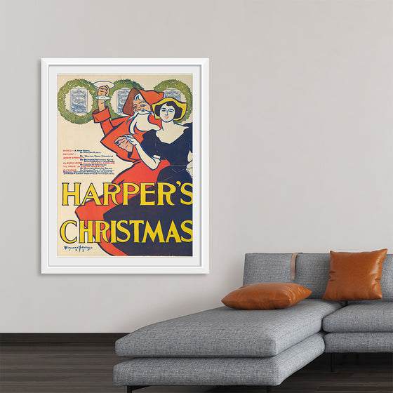 "Harper's: Christmas", Edward Penfield