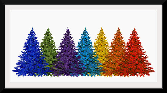 "Christmas Tree Colorful"