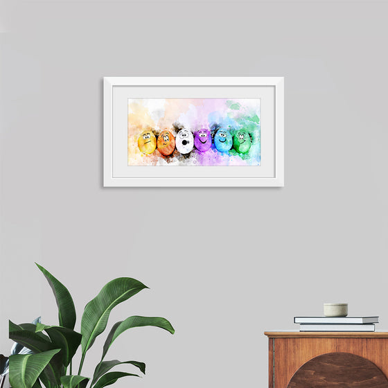 "Watercolor Eggs"