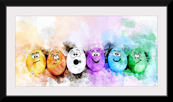 "Watercolor Eggs"