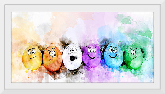 "Watercolor Eggs"