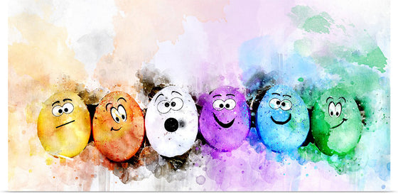 "Watercolor Eggs"