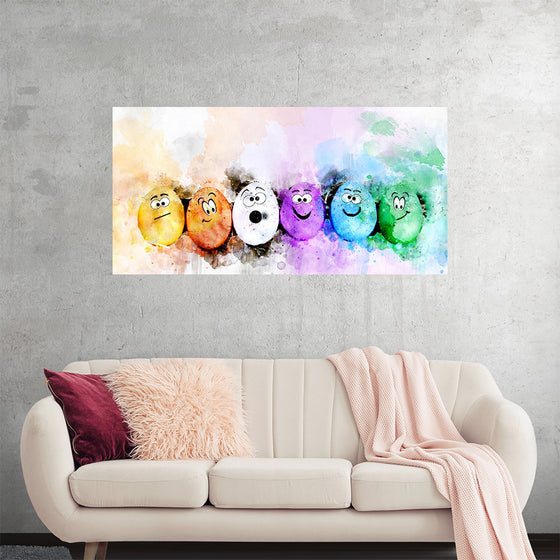 "Watercolor Eggs"