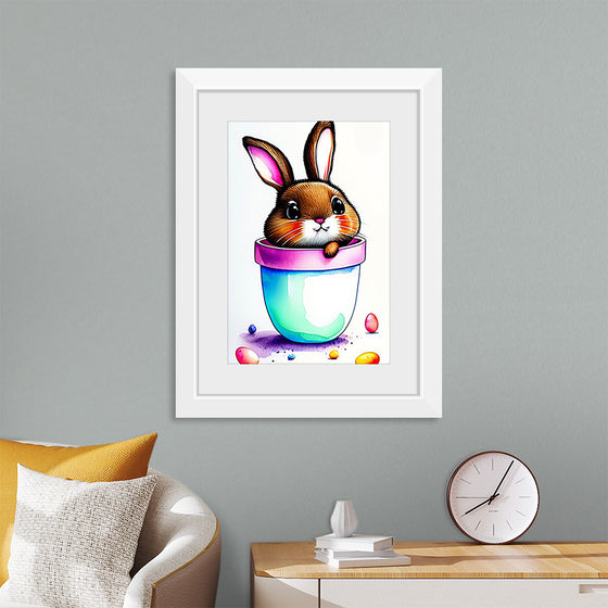 "Watercolor Bunny", Cwningen