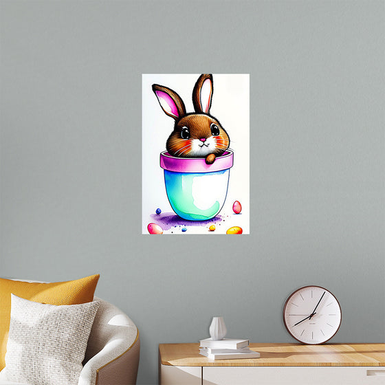 "Watercolor Bunny", Cwningen