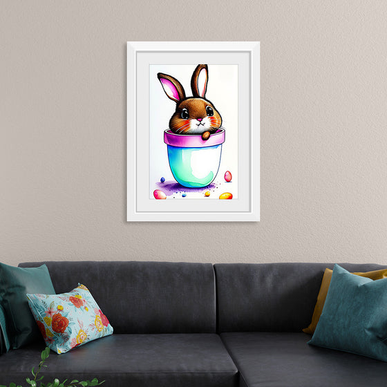 "Watercolor Bunny", Cwningen