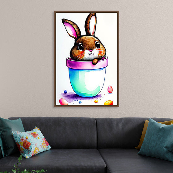 "Watercolor Bunny", Cwningen