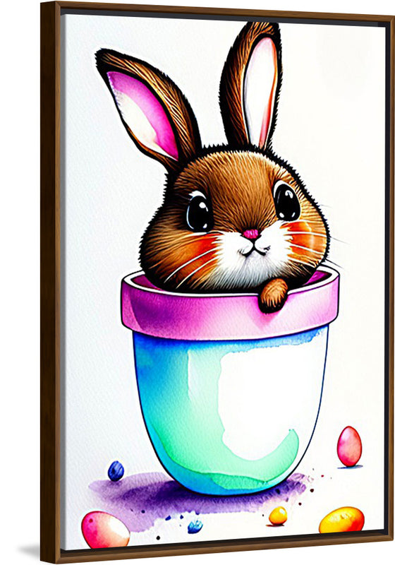 "Watercolor Bunny", Cwningen