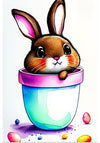 "Watercolor Bunny", Cwningen