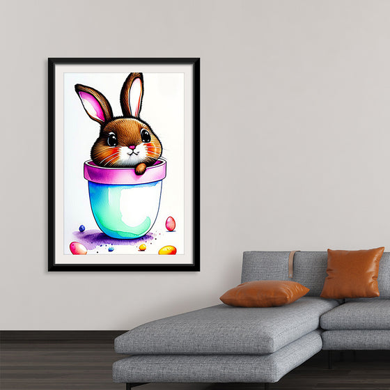 "Watercolor Bunny", Cwningen