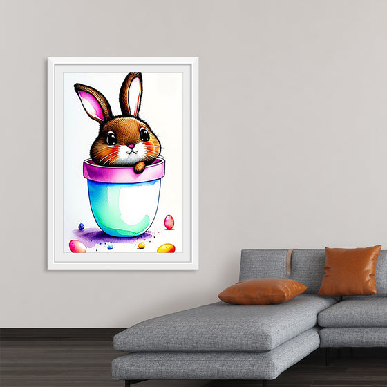 "Watercolor Bunny", Cwningen