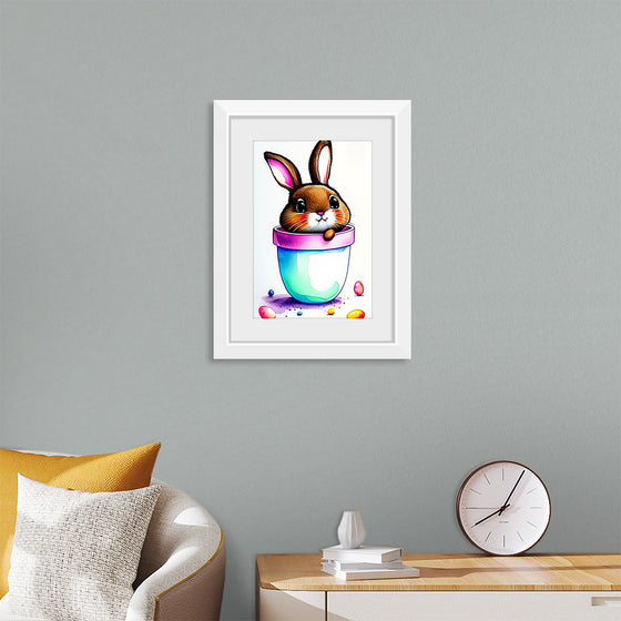 "Watercolor Bunny", Cwningen