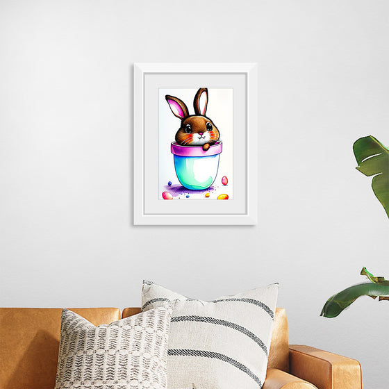 "Watercolor Bunny", Cwningen