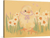 Transform your living space into a tranquil oasis with this beautiful print of a chick in a field of flowers. The painting's soft hues and intricate details will transport you to a serene countryside. Hang it in your home office or bedroom to create a calming atmosphere. It's a must-have for anyone who appreciates the beauty of nature.