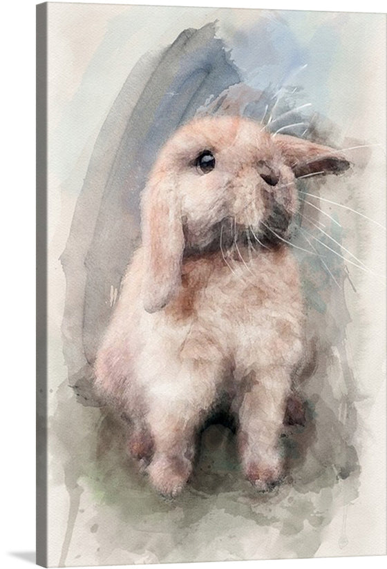 Step into the enchanting world of “Bunny in Watercolor,” a captivating artwork that brings the delicate and charming nature of a bunny to life. Every stroke, every hue, is meticulously crafted to capture the essence of innocence and wonder that these creatures embody. The soft watercolors blend seamlessly, creating a mesmerizing effect that is both tranquil and invigorating. 