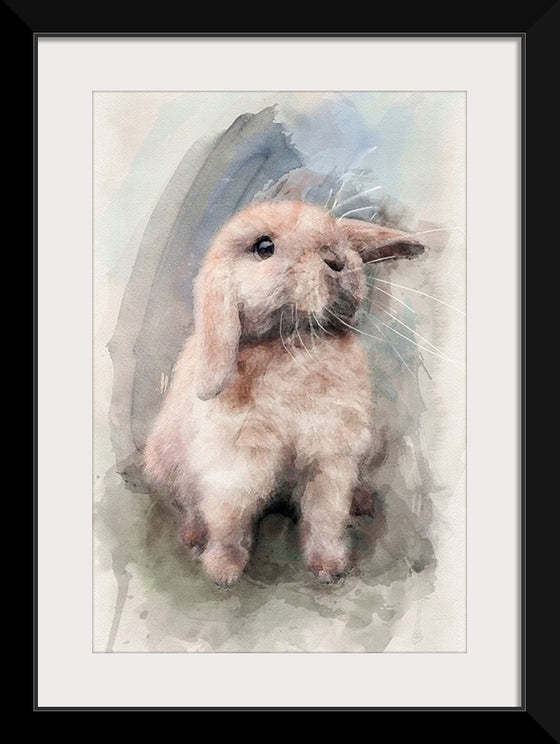 "Bunny in Watercolor"