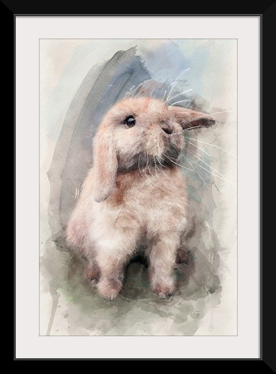 "Bunny in Watercolor"