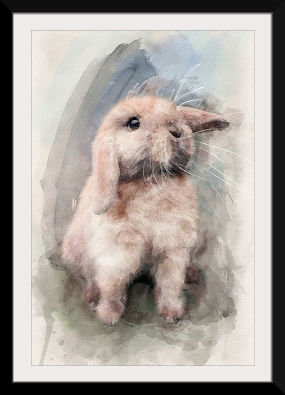 "Bunny in Watercolor"