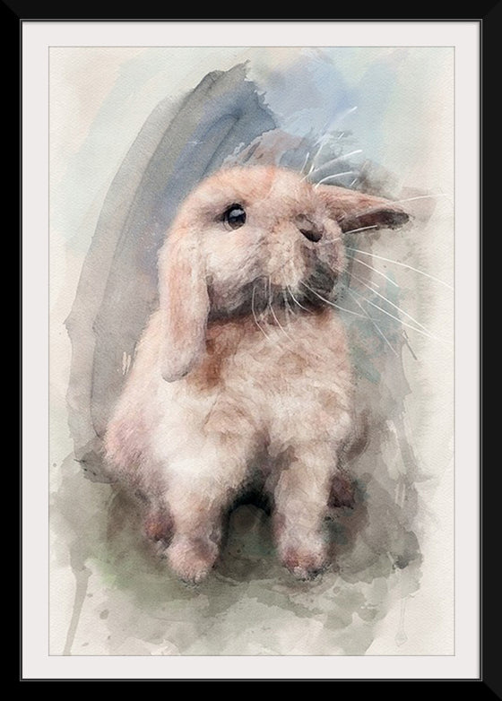 "Bunny in Watercolor"