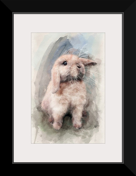 "Bunny in Watercolor"