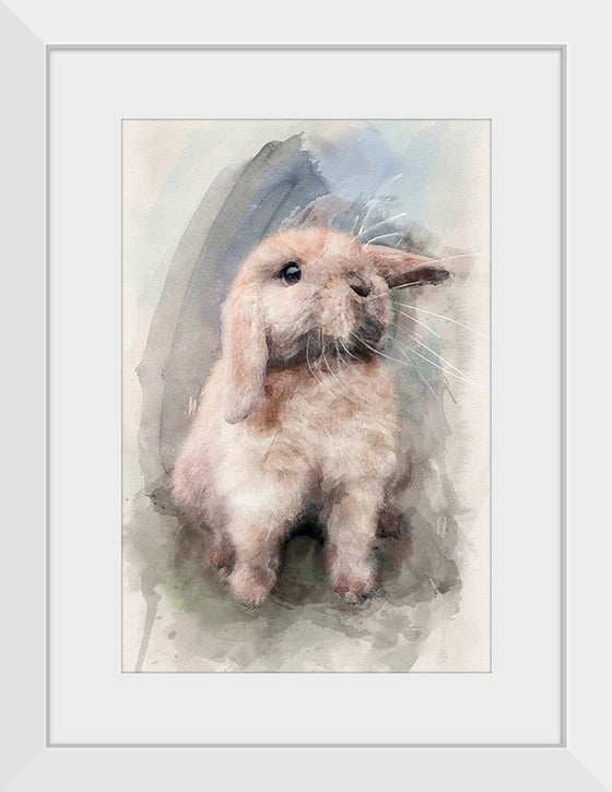 "Bunny in Watercolor"