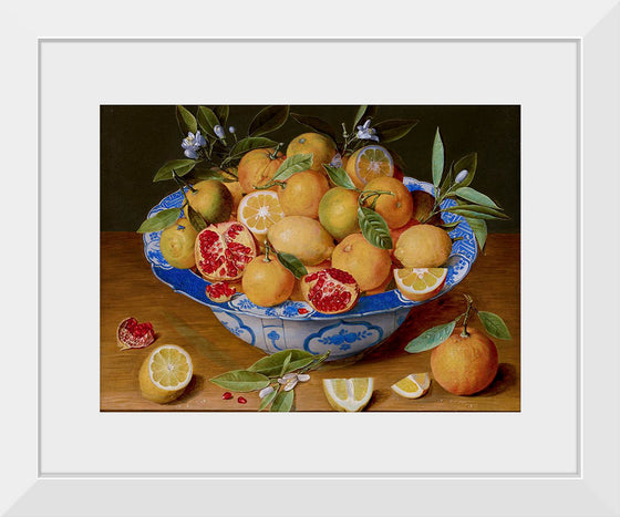 "Still Life with Lemons, Oranges, and a Pomegranate (1620-1640)", Jacob van Hulsdonck