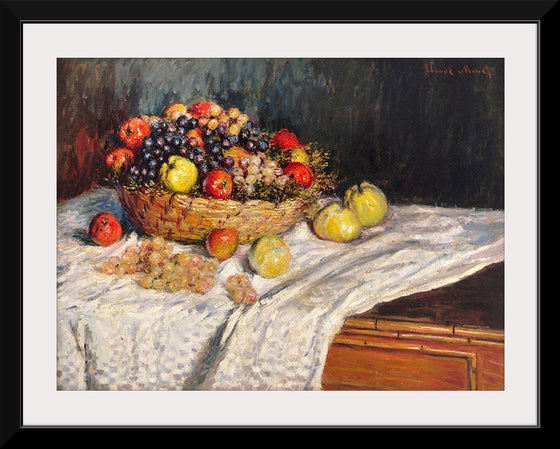 "Apples and Grapes", Claude Monet