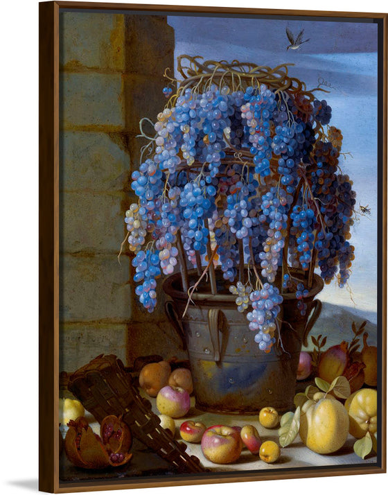 "Still Life with Grapes and Other Fruit (1630s)", Luca Forte