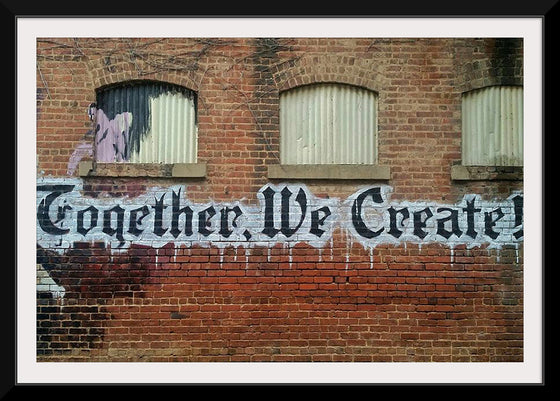 "Together, we create"