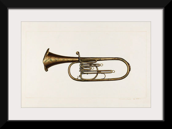 "Baritone Horn (ca. 1938)", Edward L. Loper