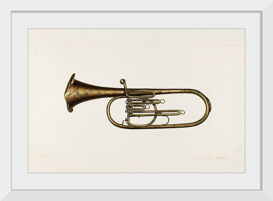 "Baritone Horn (ca. 1938)", Edward L. Loper