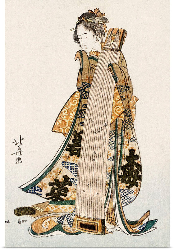 "Hokusai's Japanese woman", Hokusai