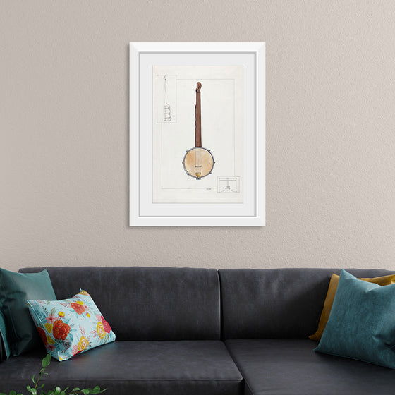 "Plantation Banjo (ca.1937)", Floyd R. Sharp