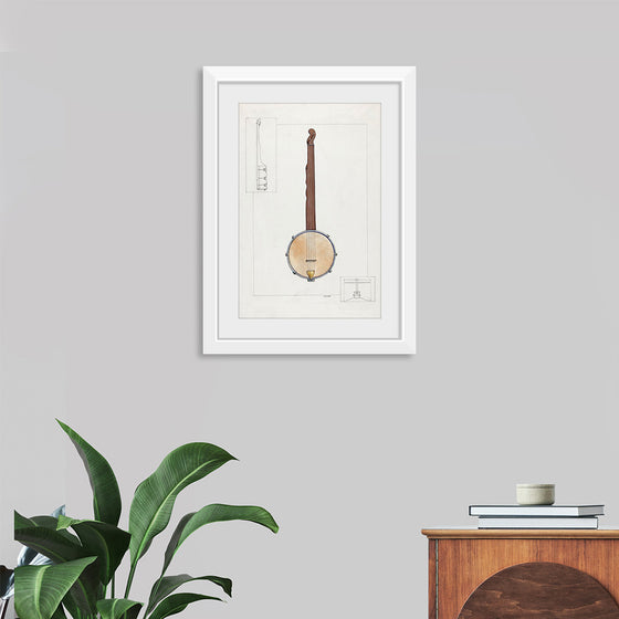 "Plantation Banjo (ca.1937)", Floyd R. Sharp