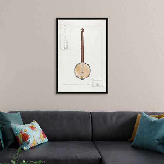 "Plantation Banjo (ca.1937)", Floyd R. Sharp