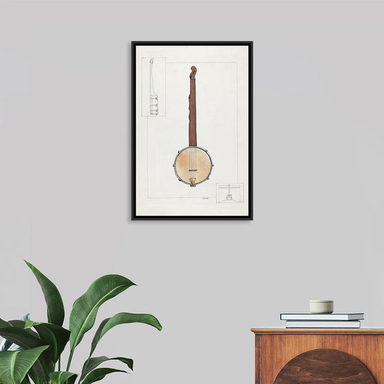 "Plantation Banjo (ca.1937)", Floyd R. Sharp