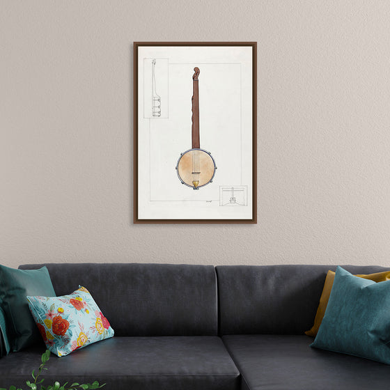 "Plantation Banjo (ca.1937)", Floyd R. Sharp