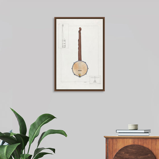 "Plantation Banjo (ca.1937)", Floyd R. Sharp