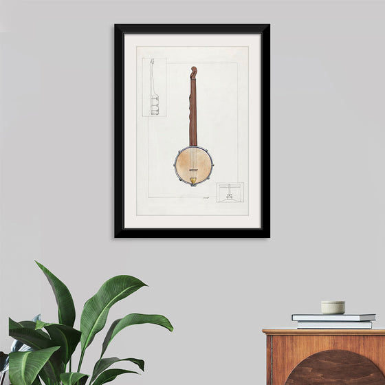 "Plantation Banjo (ca.1937)", Floyd R. Sharp