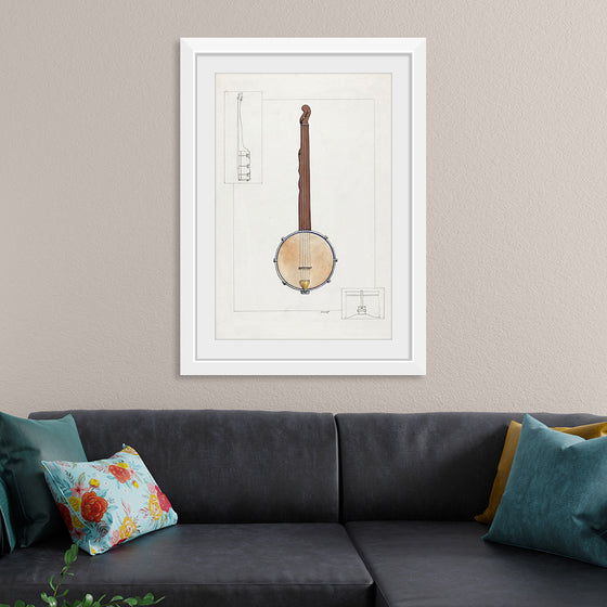 "Plantation Banjo (ca.1937)", Floyd R. Sharp