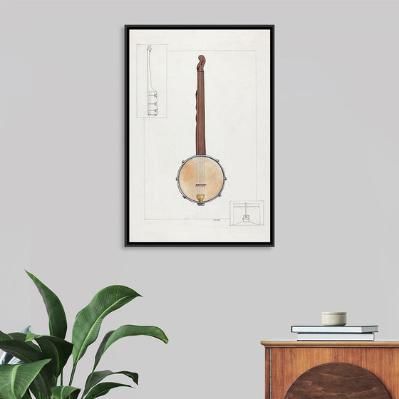 "Plantation Banjo (ca.1937)", Floyd R. Sharp