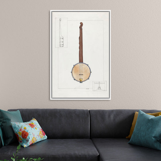 "Plantation Banjo (ca.1937)", Floyd R. Sharp